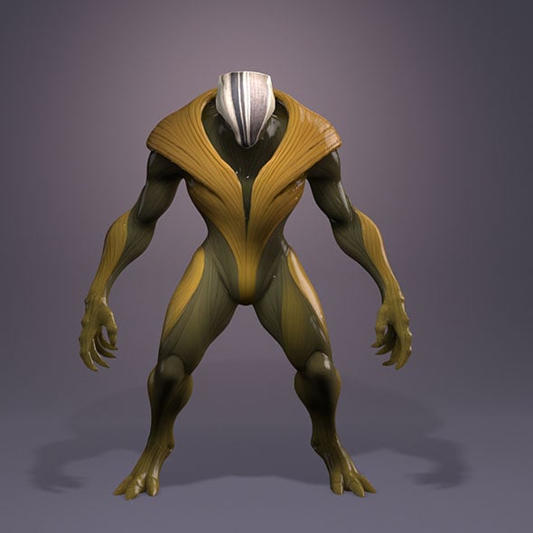 Mossfang Golem - 3DOcean Item for Sale