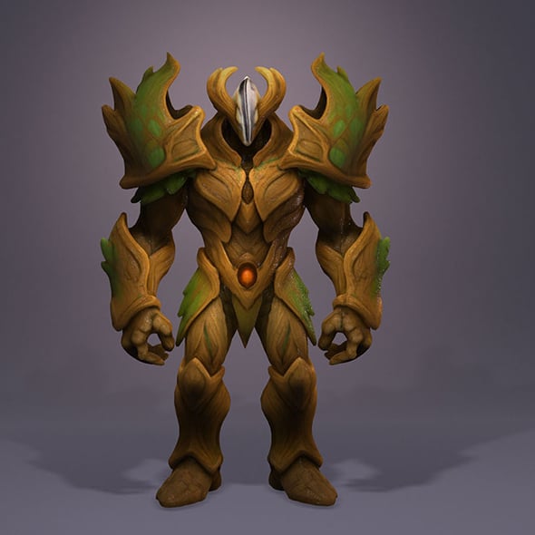 Elderthorn Golem - 3DOcean Item for Sale