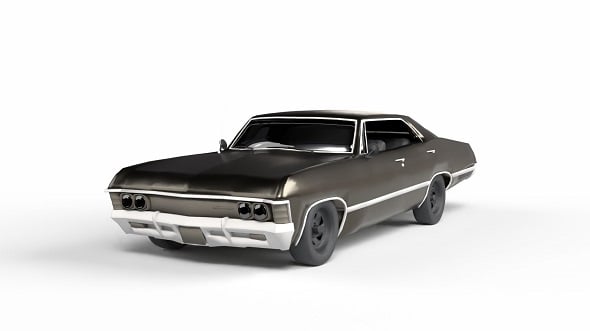 Retro Car - 3DOcean Item for Sale