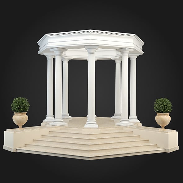 Gazebo 032 - 3DOcean Item for Sale
