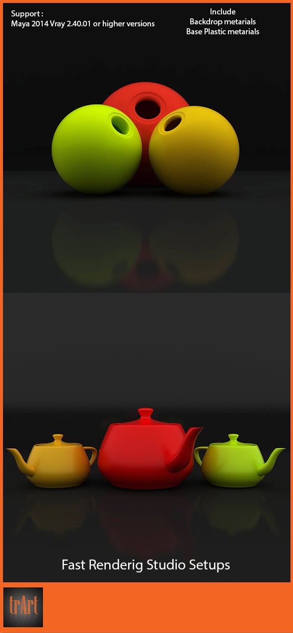 maya vray studio lighting - 3DOcean Item for Sale