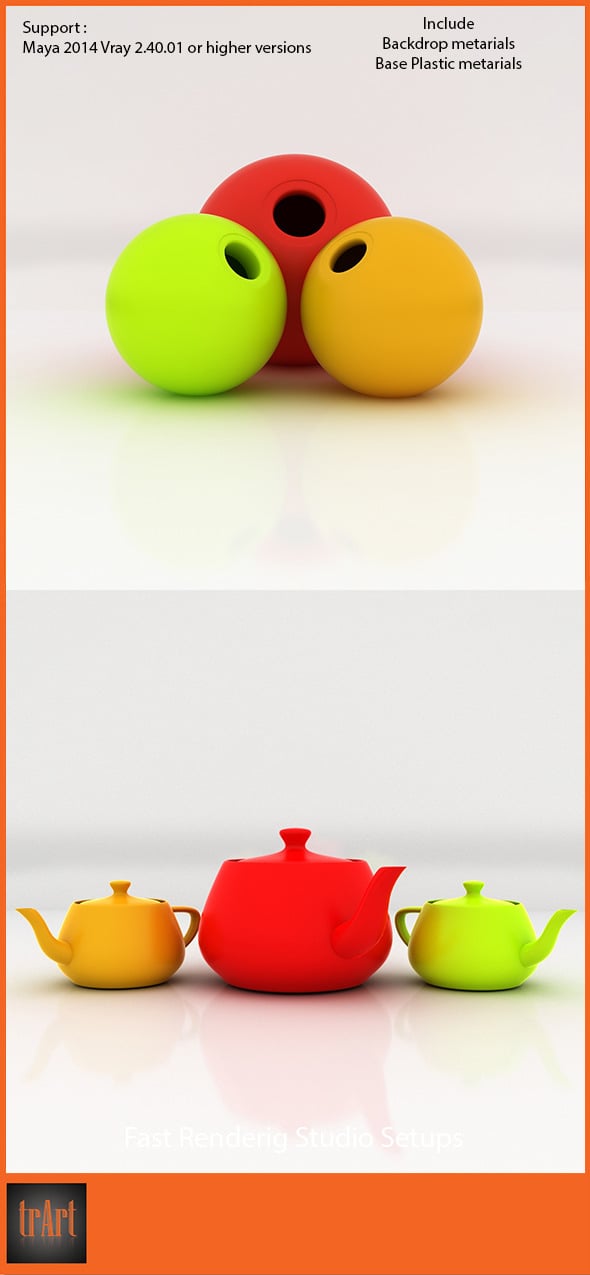 maya vray studio lighting - 3DOcean Item for Sale