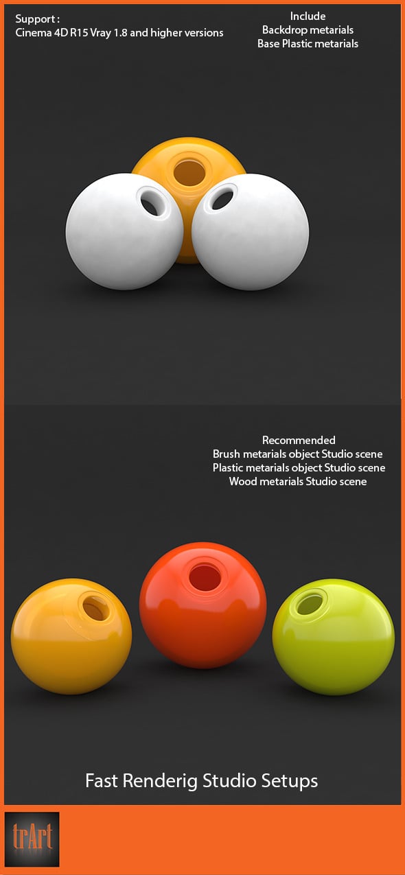 Cinema 4D studio lighting - 3DOcean Item for Sale