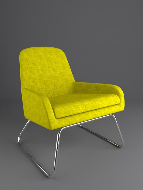 Coco Easy Chair - 3DOcean Item for Sale