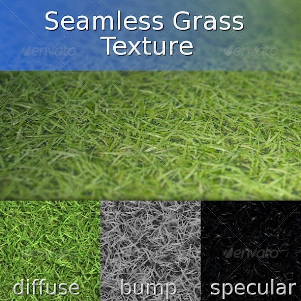 Grass Seamless Texture - 3DOcean Item for Sale