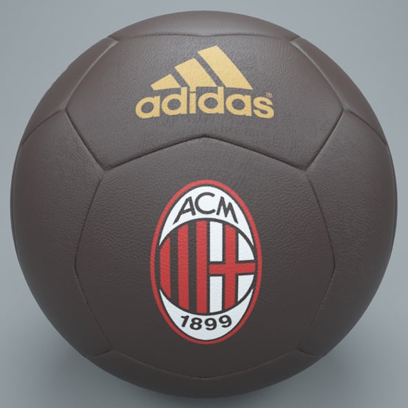 Brown ac milan football - 3DOcean Item for Sale