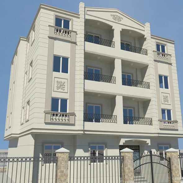 classic villa - 3DOcean Item for Sale