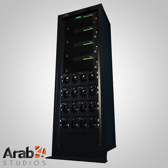 Server Rack IBM 2 - 3DOcean Item for Sale