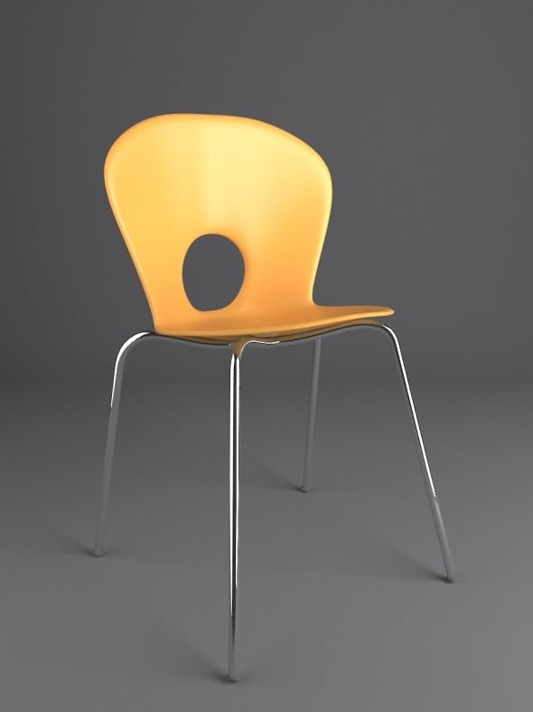 Olivia Stackable Chair - 3DOcean Item for Sale