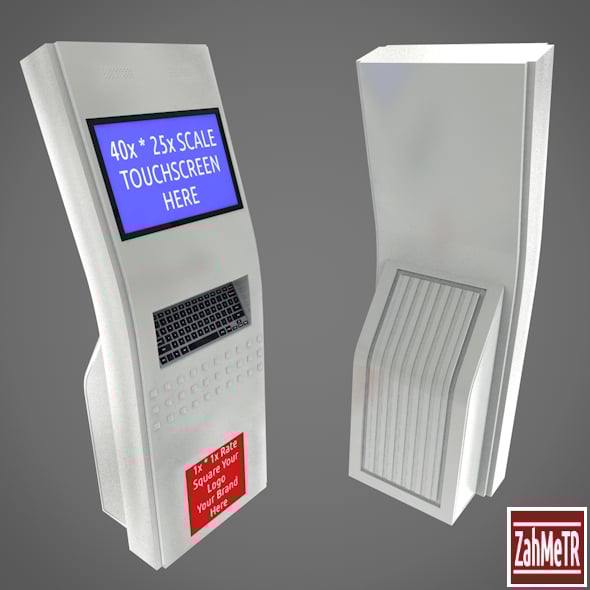 Kiosk Terminal 5 - 3DOcean Item for Sale