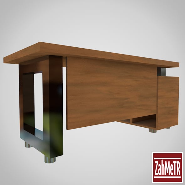 Office Desk Table 001 - 3DOcean Item for Sale