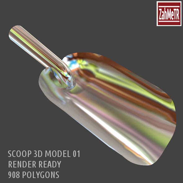 Scoop Metal - 3DOcean Item for Sale