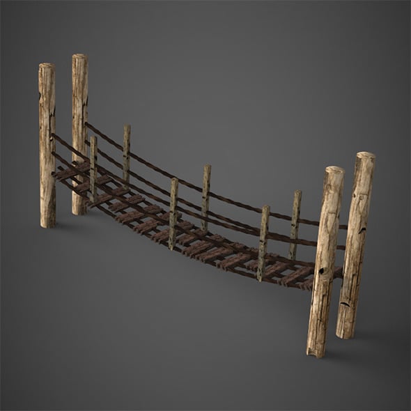 Wooden Bridge - 3DOcean Item for Sale