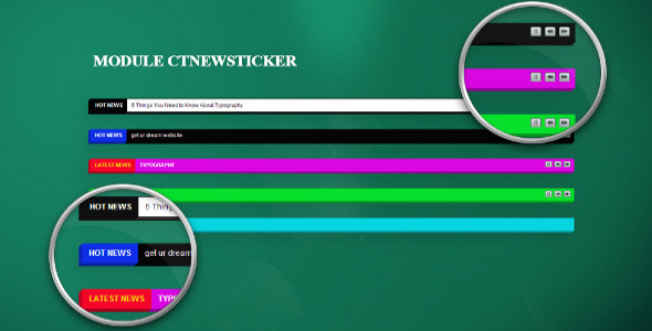 Joomla Newsticker Module - CodeCanyon Item for Sale