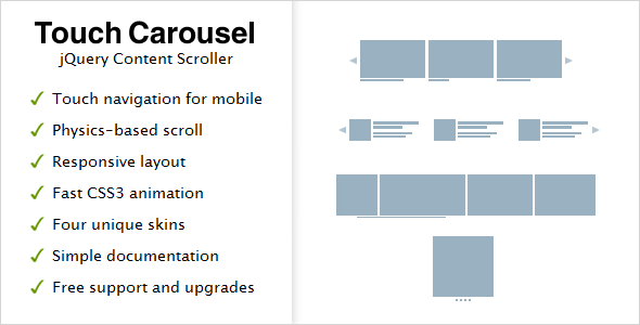 TouchCarousel - jQuery Content Scroller and Slider - CodeCanyon Item for Sale
