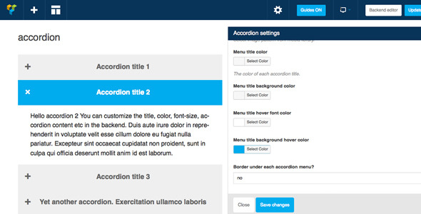 WPBakery Page Builder Add-on - CSS3 Accordion - CodeCanyon Item for Sale