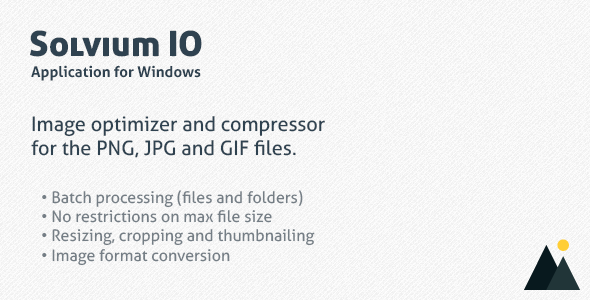 Solvium Image Optimizer - CodeCanyon Item for Sale