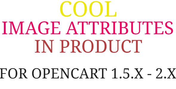 Cool image attributes for Opencart - CodeCanyon Item for Sale