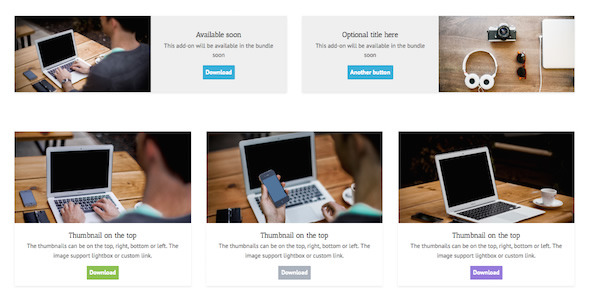 WPBakery Page Builder Add-on - Thumbnail with Caption - CodeCanyon Item for Sale