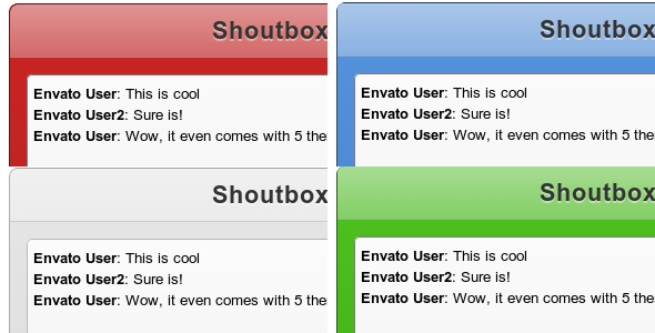 Shoutbox - CodeCanyon Item for Sale