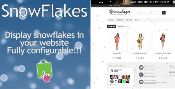 SnowFlakes Prestashop - CodeCanyon Item for Sale