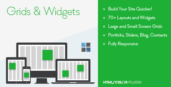Grids and Widgets - HTML/CSS/JS - CodeCanyon Item for Sale
