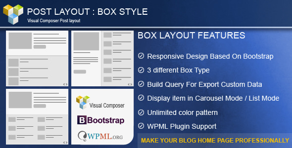 Post Layout : Box Style for Visual Composer - CodeCanyon Item for Sale