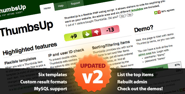 ThumbsUp - CodeCanyon Item for Sale