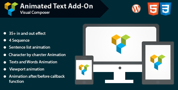 Animated Text Add-on for WPBakery Page Builder - CodeCanyon Item for Sale