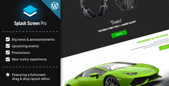 Splash Screen Pro for WordPress - CodeCanyon Item for Sale
