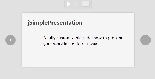 jSimplePresentation - CodeCanyon Item for Sale