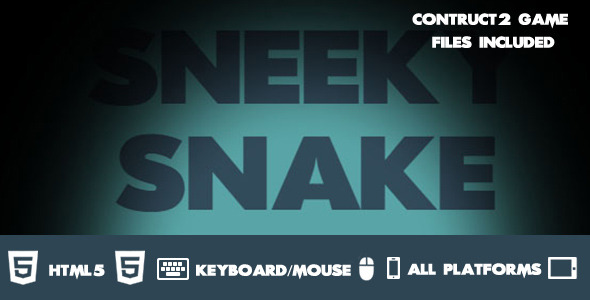 Sneaky Snake Construct 2 HTML 5 Game - CodeCanyon Item for Sale
