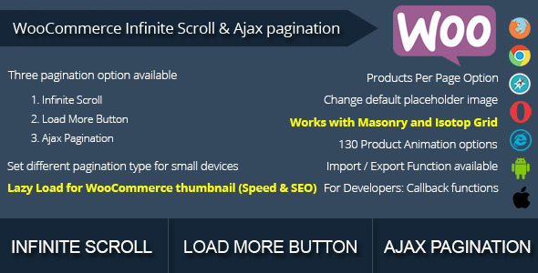 WooCommerce Infinite Scroll and Ajax Pagination - CodeCanyon Item for Sale