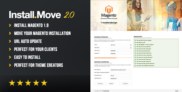 Magento Installer/Duplicator and Moving Tool - CodeCanyon Item for Sale