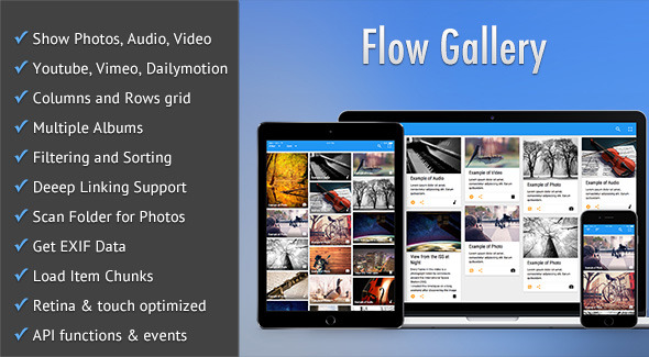 Flow Gallery - HTML5 Multimedia Gallery - CodeCanyon Item for Sale