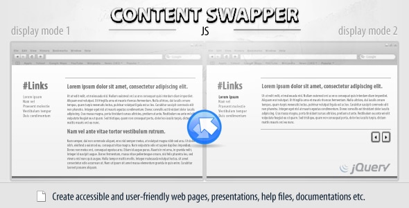 Content Swapper (jQuery) - CodeCanyon Item for Sale