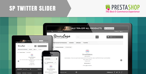 SP Twitter Sider - Responsive Prestashop Module - CodeCanyon Item for Sale