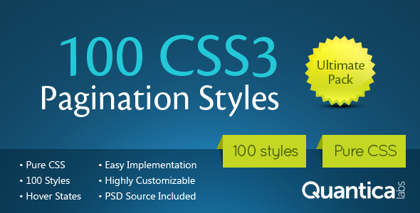 100 CSS3 Pagination Styles - CodeCanyon Item for Sale