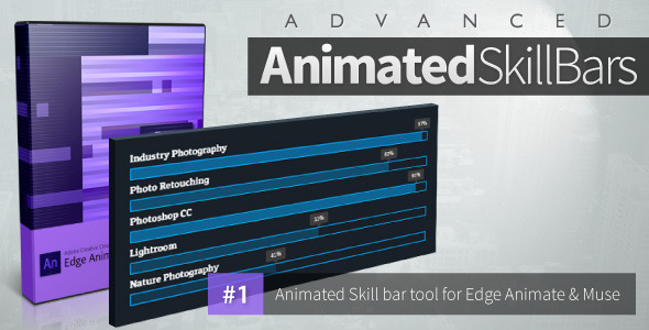 Advanced Animated Skill Bars - Edge Animate - CodeCanyon Item for Sale
