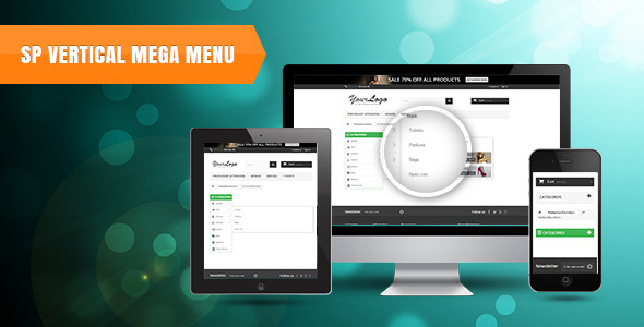 SP Vertical Mega Menu - Responsive Module - CodeCanyon Item for Sale
