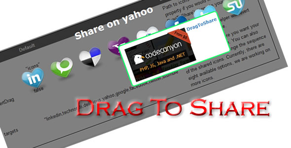 Drag To Share - CodeCanyon Item for Sale