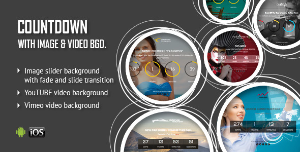CountDown With Image or Video Background - CodeCanyon Item for Sale