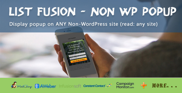 List Fusion Non WP PopUp - CodeCanyon Item for Sale