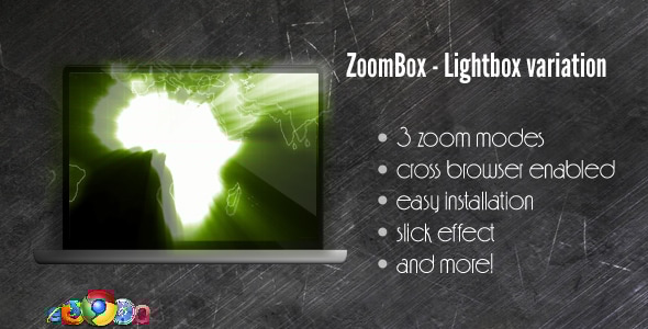 ZoomBox Lightbox Variation - jQuery powered - CodeCanyon Item for Sale