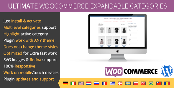 Ultimate WooCommerce Expandable Categories - CodeCanyon Item for Sale
