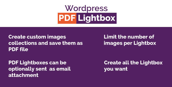 Wordpress Images PDF Lightbox - CodeCanyon Item for Sale