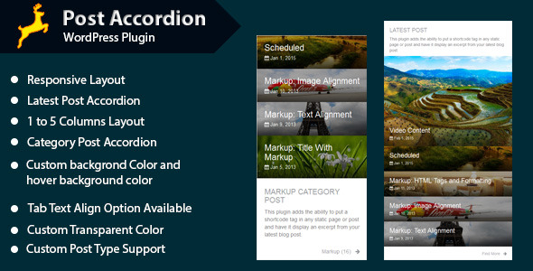 Post Accordion for WordPress - CodeCanyon Item for Sale