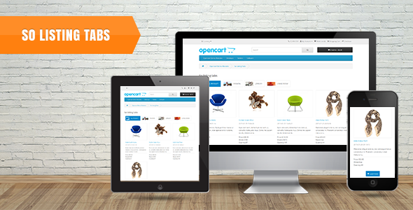 So Listing Tabs - Responsive OpenCart 4.x & OpenCart 3.x Module - CodeCanyon Item for Sale