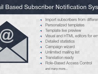 Email Based Subscriber Notification System by forza020 | CodeCanyon