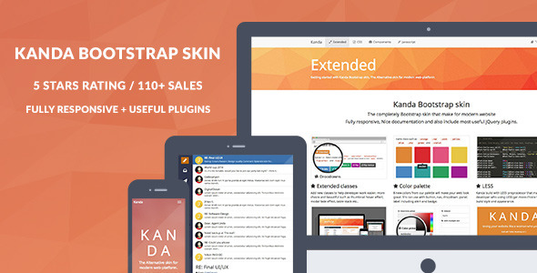 Kanda Bootstrap skin - CodeCanyon Item for Sale